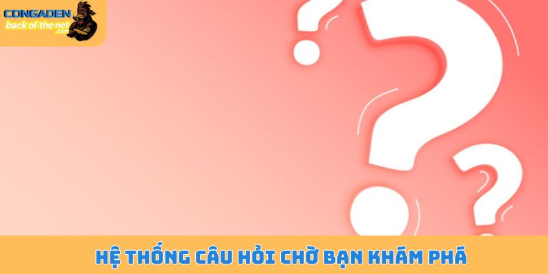 Hệ thống câu hỏi chờ bạn khám phá